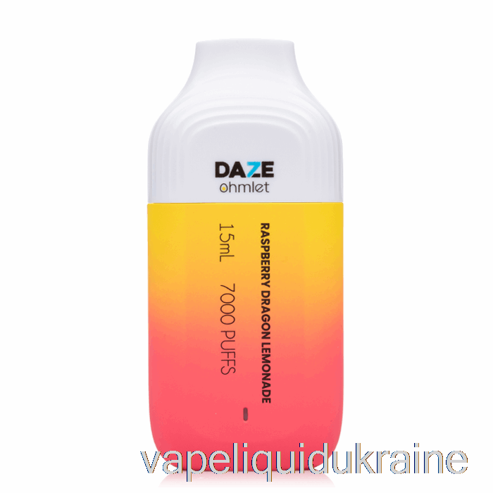 Vape Ukraine 7 Daze OHMLET 7000 Disposable Raspberry Dragon Lemonade